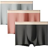 Relaxcare 3/6 Pack Mens Boxer Briefs - Breathable Microfiber Trunks Underwear No Pre-Wash Needed Underpants
