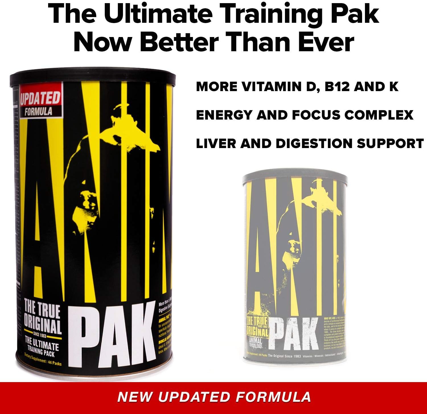 Animal Pak - the Complete All-in-one Training Pack - Vitamin Pack for Men, Amino Acids, Zinc and more - for Elite Athletes and Bodybuilders - 44 Packs: Health & Personal Care