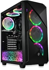 XUM Legend Gaming PC Ryzen 5 5600G 16GB 256GB NVMe 1TB HDD aRGB WiFi 5 Windows
