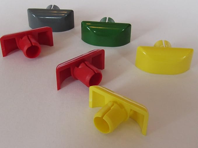 Design-Entwässerungskappe half-pipe ALU weiß (VE: 20 Stück)