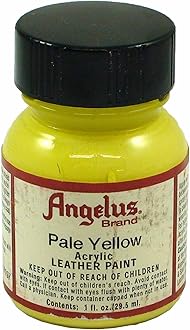 AngelusPale Yellow Acrylic Leather Paint