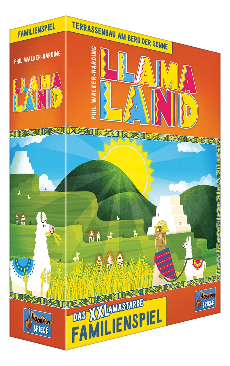 Lookout Games | Llamaland | Family Game | Board Game | 2-4 Players | From 10+ Years | 45 Minutes | German Language
