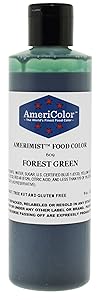 AmeriColor Amerimist AirBrush Food Color (Forest Green, 9 oz)