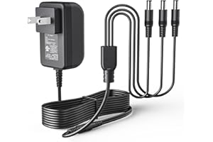 4.5V Charger for Lemax Lighted Accessory # 74254 74707 84428 44242 94565 94566 94527 74706 94563 74295 94564 3 Output AC/DC Adapter for Christmas Village Spooky Town Collection Power Supply DONYOIE