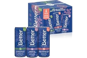 Better Than Booze Mocktails Non-Alcoholic Drinks | Alcohol Alternative Beverages, Ritual Zero Proof | Enjoy Your Drink Moment with Our Alcohol Free Drinks | Non Alcoholic Mocktail 3 Varieties, 6 Pack