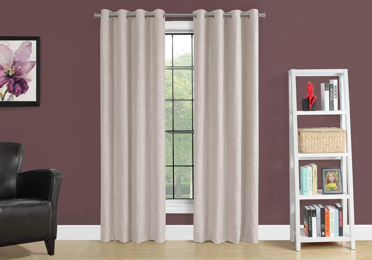 Amazon.com: 8th Street Living Blackout Curtains Set of 2 - Room