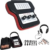 Shkalacar Chassis Ears Automotive Electronic Stethoscope, Mechanic Stethoscope Car Engine Noise Detector with Headphones, Multi-Channel Sensitivity Diagnostic with Extension Cables &amp; Handbag