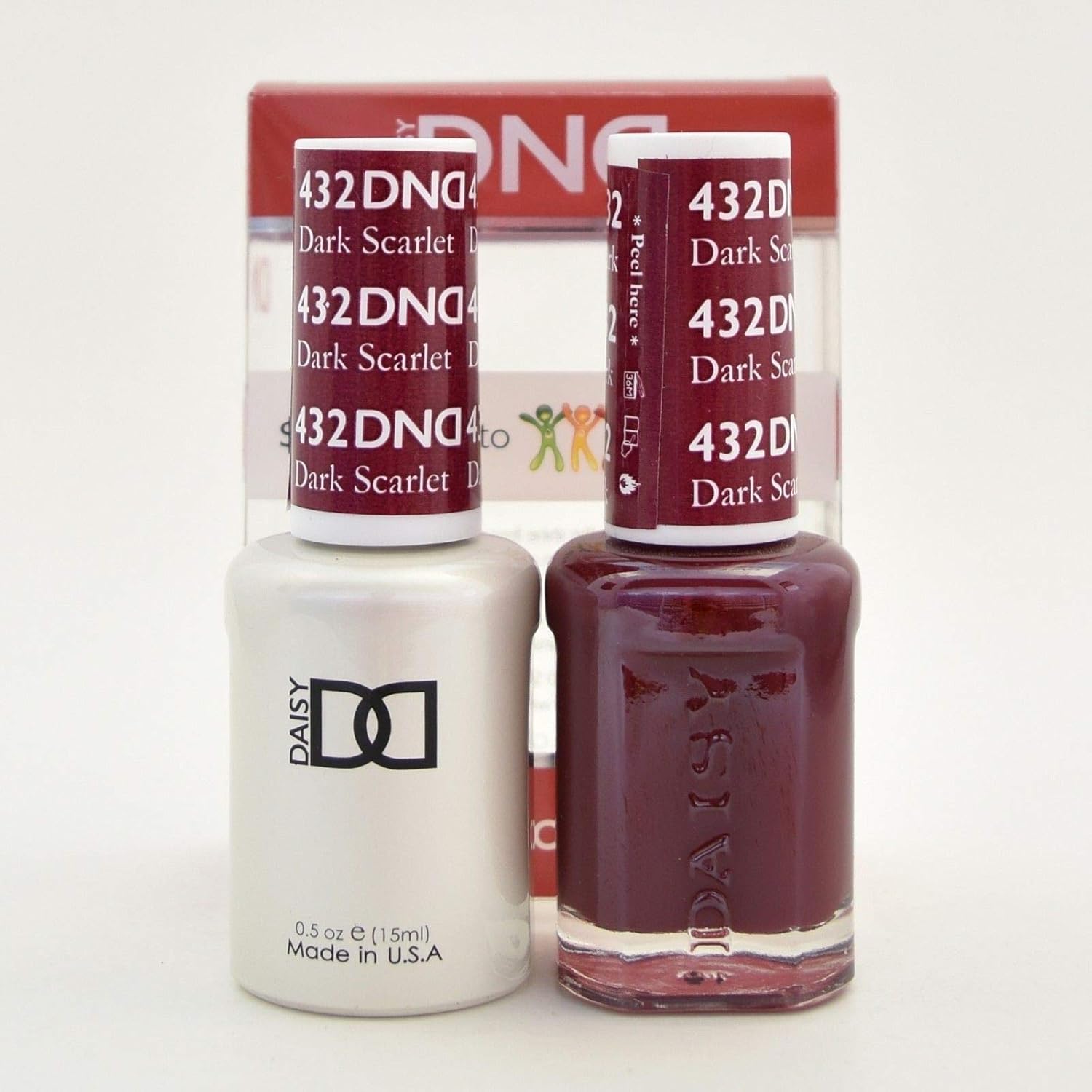 DND Duo - Matching Gel and Polish, 432 Dark Scarlet