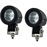 Ourbest 10W Motorcycle light Mini Tail Cree Auto Led Offroad Lights Fog Lamp for Bicycle Motorcycle Jeep Wrangler Pack of 2