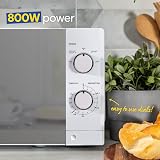 Russell Hobbs 20 Litre 800W White Microwave RHM2027 with Defrost view 7