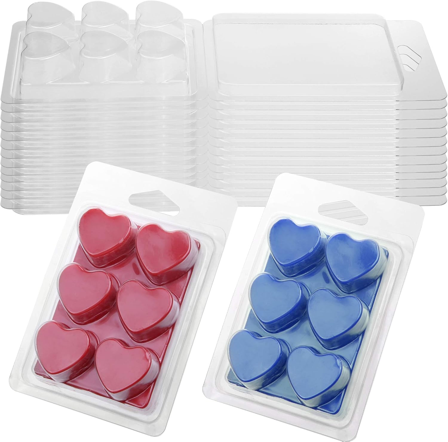 MILIVIXAY Wax Melt Containers-6 Cavity 