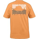 Salt Life Mens Sailin Flag Short Sleeve Crew Neck Tee