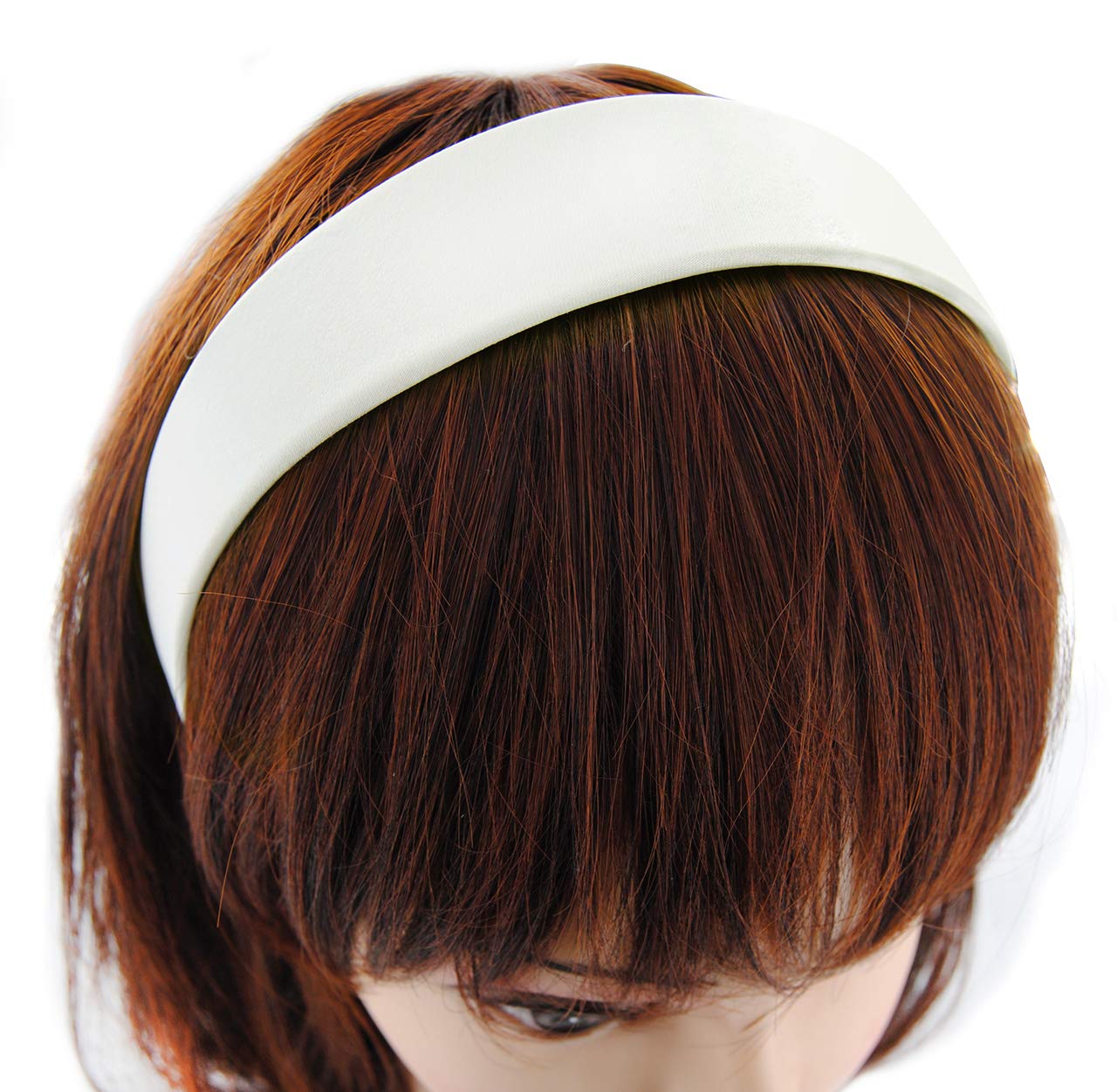 Axy HRK1 Wide Headband with Satin Covered Hairband Vintage Classic Look — image 1