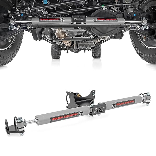 ROUGH COUNTRY N3 DUAL STEERING STABILIZER FOR 05-24...