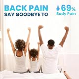 FRIDEKO HOME Single Memory Foam Mattress Topper 90x190x7cm with Cover view 3