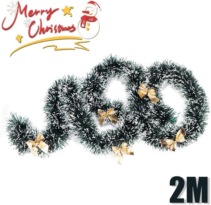 Addobbi Natalizi A 1 Euro.Winbang Addobbi Natalizi 2m Festa Di Natale Nastro Colorato Albero Di Natale Decorazione Ornamenti Regalo Hanging Knot Giallo 1pcs Amazon It Casa E Cucina