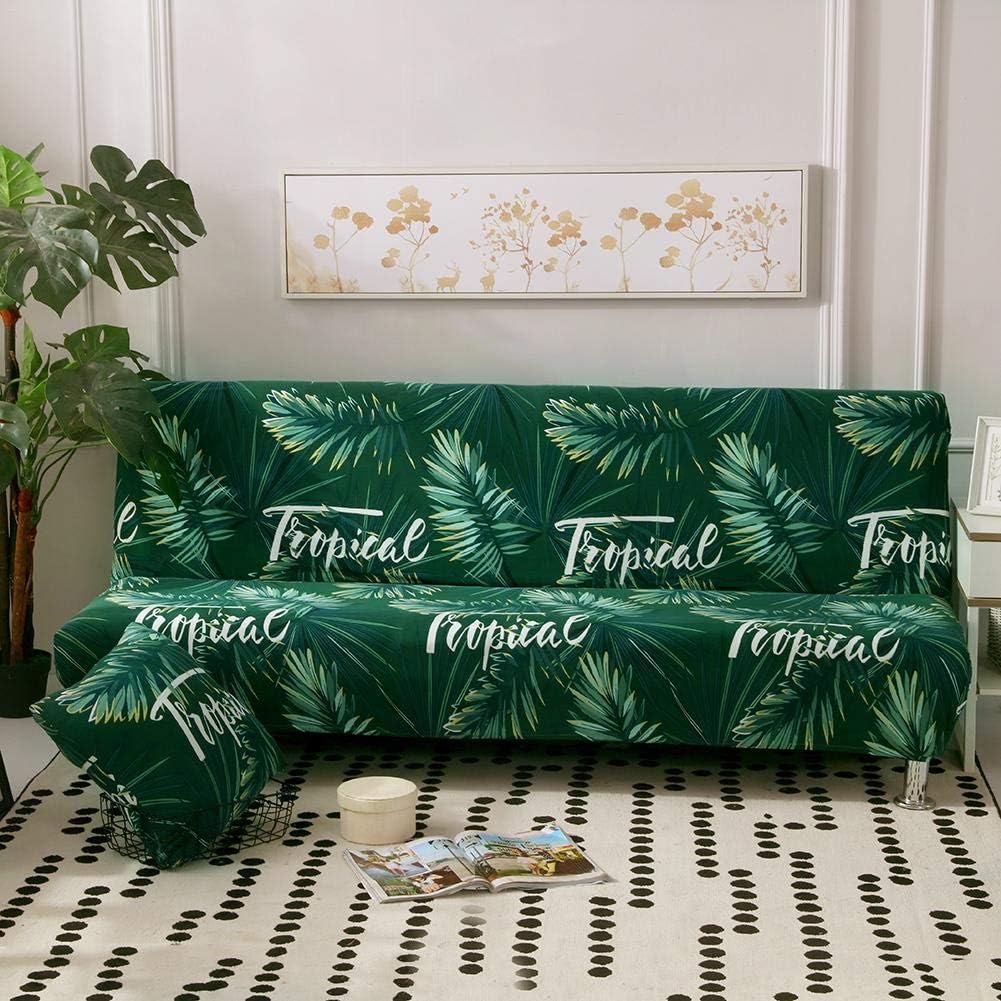 Goodshare Stretch Armless Sofa Bed Cover, Slipcover Protector Elastic Modern Simple Folding Couch Sofa Shield.