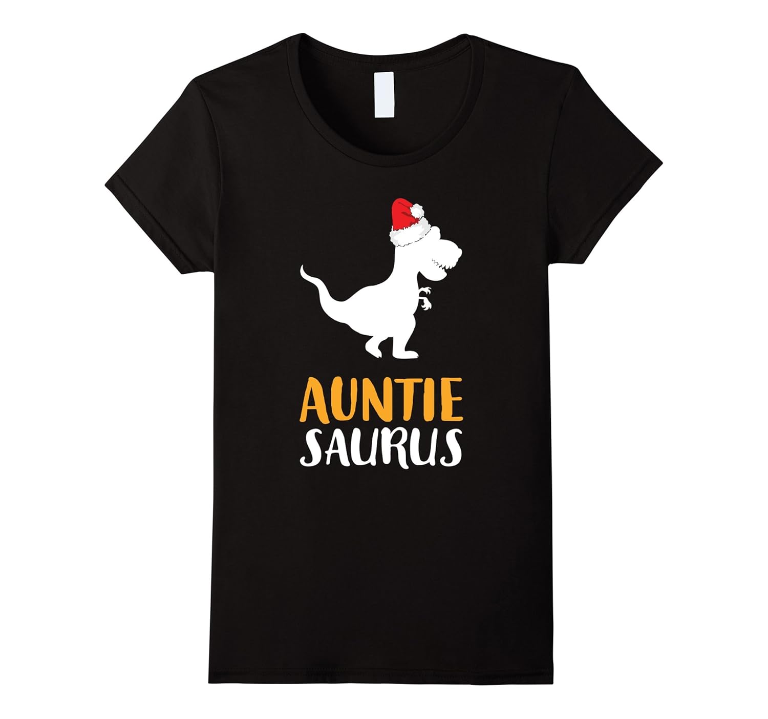 Womens Funny Auntie T-Shirt Matching Dinosaur Christmas Gifts-ANZ