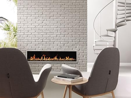 Antique White British Brick Wall Panel 1 M2 Polyurethane