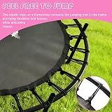 WestWood GALACTICA NEW Mini Trampoline 4.5FT 140cm with Safety Net Pink view 4