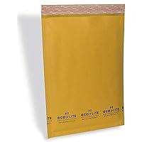 Polyair Eco-lite #0 ELSS0 Golden Kraft Self Seal Bubble Mailer, 6 1/2" x 10" (Case of 250)