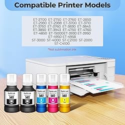 502 Ink Refill Bottles ET-2850 ET-15000 ET-3850