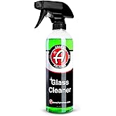 Adam's Polishes Glass Cleaner - Steak Free Car Wash Window Cleaner, All-Natural Streak Free Formula For Car Cleaning, Safe On Tinted & Non-Tinted Glass, Won't Strip Car Wax or Coating