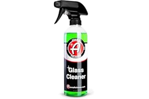 Adam's Polishes Glass Cleaner - Steak Free Car Wash Window Cleaner, All-Natural Streak Free Formula For Car Cleaning, Safe On Tinted & Non-Tinted Glass, Won't Strip Car Wax or Coating