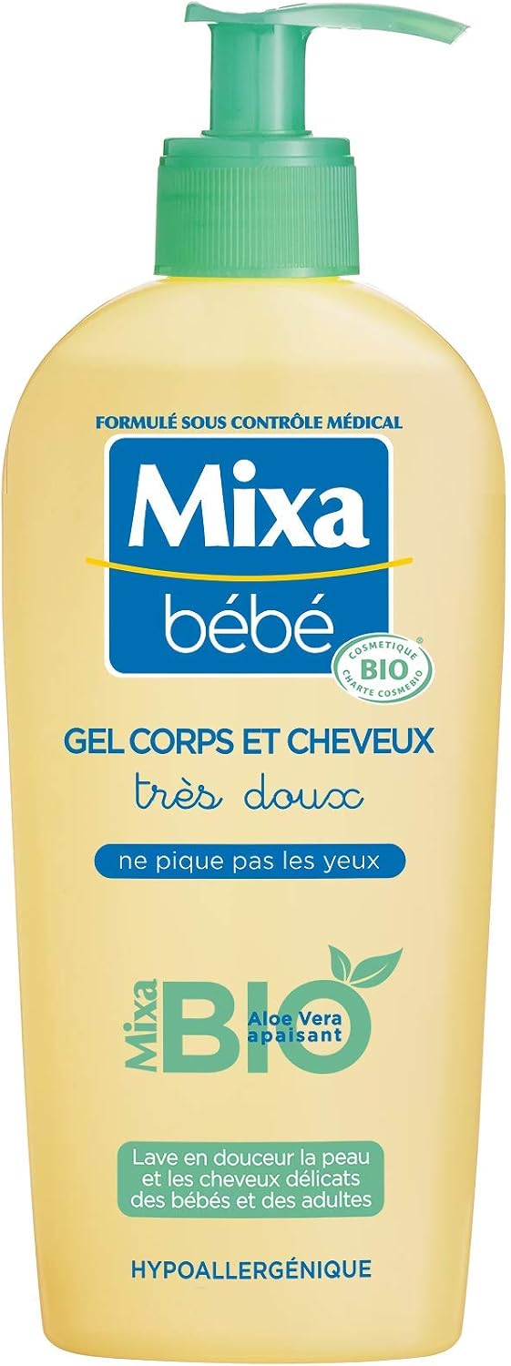 Mixa Bebe Organic Body And Hair Gel 250 Ml Bigamart