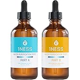 1ness Chlorine Dioxide Kit | 2 Part Liquid Classic 1:1 Set | Citric Acid 50% : Sodium Solution 28% | 1x 4oz Solution A + 1x 4oz Solution B