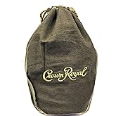 Crown Royal Black Bag With Gold Drawstring - Storage Bag For Dice, Games, Sewing, Or Gift Giving