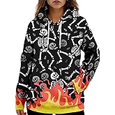 HIVICHI Graphic Hoodies for Women Cute Printed Funny Design Trendy Cool Colorful Novelty Fashion Pullover Hooded Sweatshirt