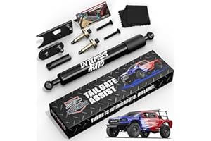 InTimesAuto Truck Tailgate Assist Shock Shock for 2009-2025 Dodge Ram 1500 2500 3500, No-Drill Installation, Smooth Drop Rate for Enhanced Safety and Durability in Off-Road Adventures
