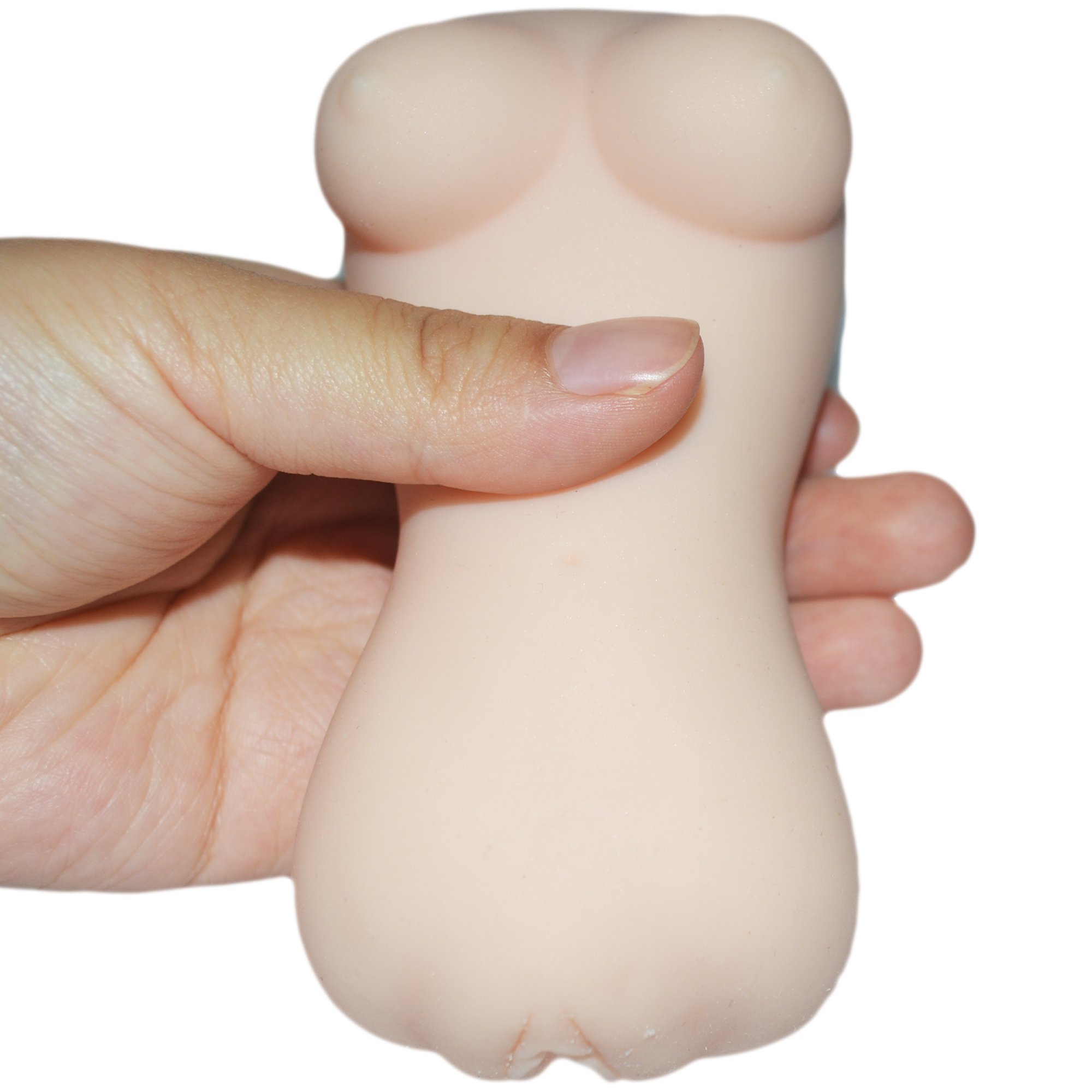 Masturbator Realistisch Masturbatoren Männer Vagina Pussy Anus und Busen Masturbieren Medizinisches Silikon (L)