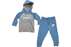 Wes and Willy Infant and Toddler College Team Hooded Long Sleeve Henley and Pant Set
