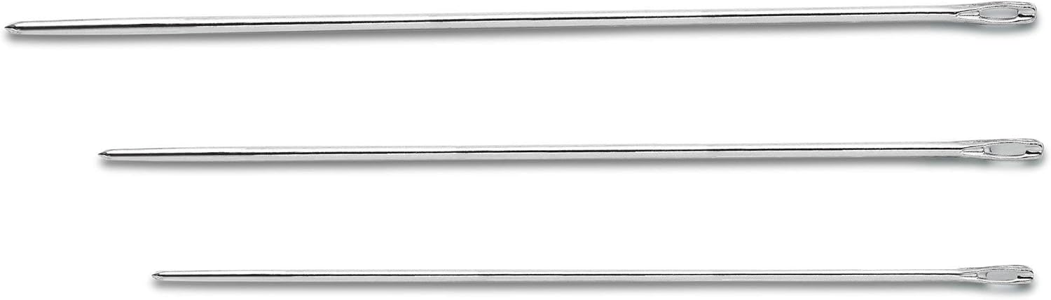 Prym Hand Sewing Needles Jersey 5-9 Ass and Ball Point - silver, Gold - Image 3