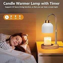 Candle Warmer Lamp, with Timer Dimmer, Height and