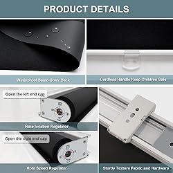 Customize Cordless Roller Shades Blackout Blinds