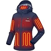 Venustas 12V Lightweight Heated Jacket for Women with Battery, Versatile Softshell Heated Coat, Slim Fit Heated Clothing