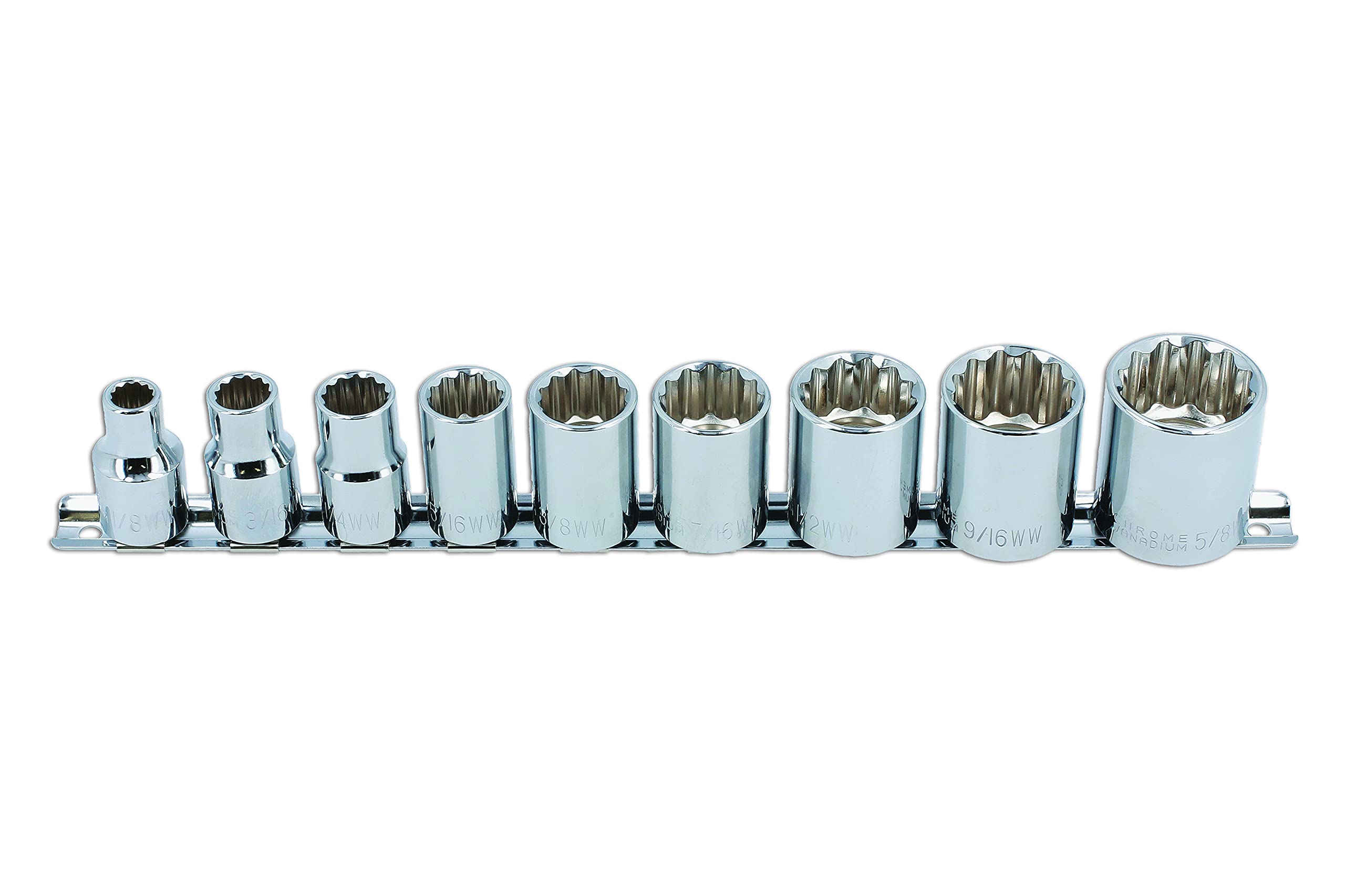 Laser 2919 Whitworth Socket Set 1/2"D 9pc