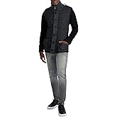 KARL LAGERFELD mens Color Blocked Long Sleeve Cardigan