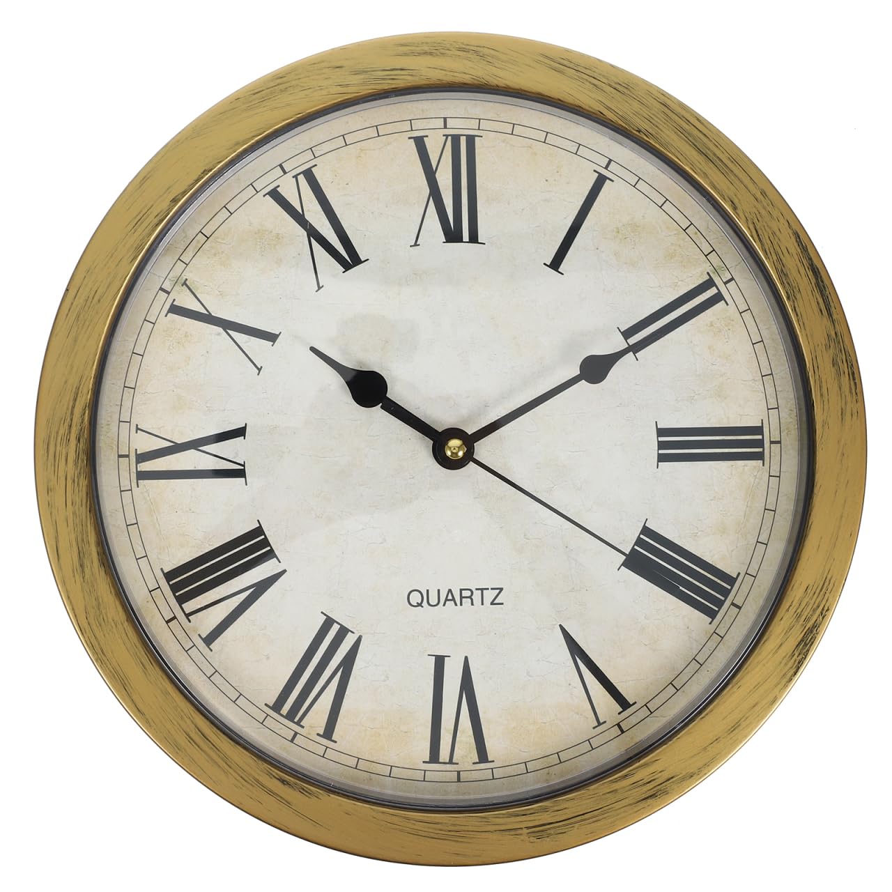 DOITOOL Wall Clock with Hidden Storage Space Vintage Wall Analog Clock with 3 Hidden Compartment for Jewelry Cash Valuables Security Container Organizer Bronze