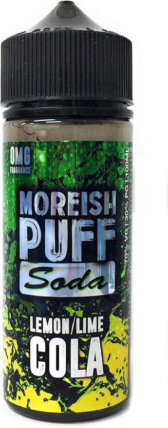 Amazon Moreish Puff Soda 電子タバコリキッド100ml Lemon Lime Cola レモンライムコーラ Moreish Puff 電子たばこ用リキッド