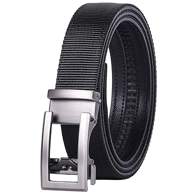 Adjustable Nylon Leather Ratchet Belt with Metal Nigeria Ubuy