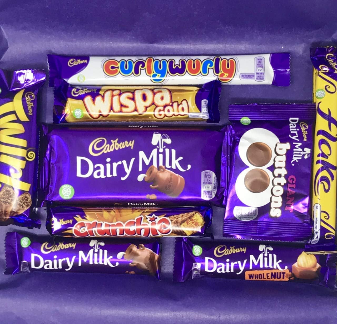 CADBURY Chocolate Gift Box Custom Chocolate Box. Personalised Birthday Gift. Chocolate Selection. Surprise Choccie Box. Thank You Present