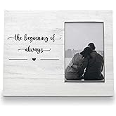 FLDAS Engagement Picture Frame 8x10, Engagement Gifts for Couples, Wedding Picture Frame, Wedding Gifts for Couples, Engagement Picture Frames, The Beginning of Always Engagement Photo Frame 4x6