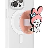 Sonix x Sanrio Magnetic Phone Grip, MagSafe Silicone Ring Loop Grip - Detachable Holder for Hand, Soft MagSafe Grip | Light Pink, Baby Pink| My Melody