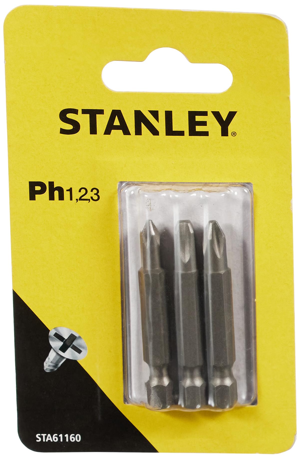 3 puntas Philips 50mm Ph1, PH2 y Ph3
