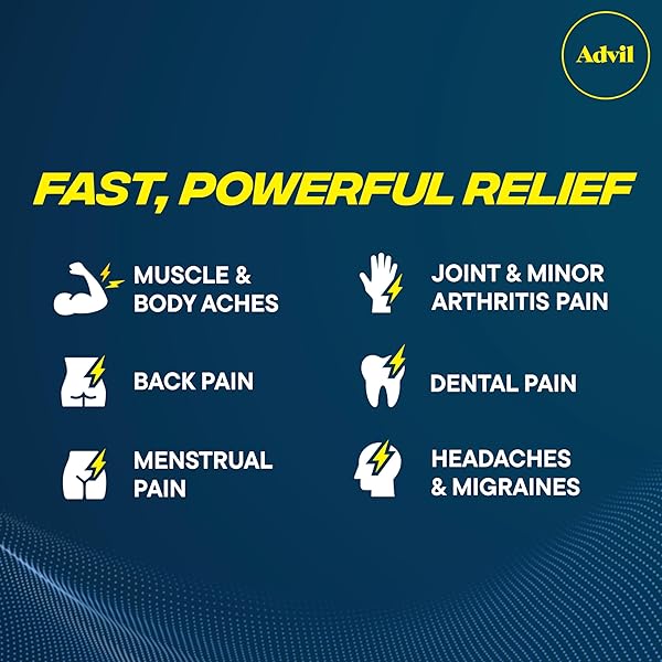 ADVIL DUAL ACTION COATED CAPLETS, 125 MG IBUPROFEN AND 250 MG ACETAMINOPHEN PER DOSE (2 DOSE EQUIVALENT) FOR 8 HOUR PAIN RELIEF – 216 COUNT