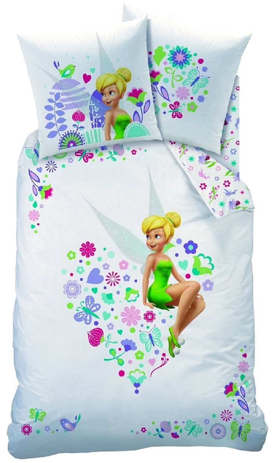 Impressive tinkerbell bedding set Tinkerbell Disney Fairies Bedding Set 100 Cotton Bed Duvet Cover 140 X 200 Cm Pillowcase 60 80 Single Size Buy Online In Cayman Islands At Desertcart Com Productid 48405278